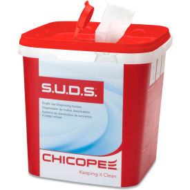 S.U.D.S Bucket with Lid, Red/White, 6/Case