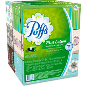 Facial Tissue, 2-Ply, White, 124 Sheets/Box, 6 Boxes/Pack, 4 Packs/Case