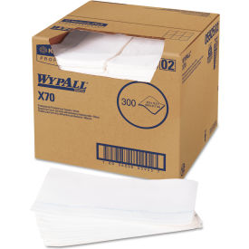 WypAll X70 Wipers, Kimfresh Antimicrobial, 12-1/2" x 23-1/2", White, 300/Box