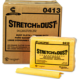 Stretch 'n Dust Cloths, 12-3/5" x 17", Yellow, 400/Case