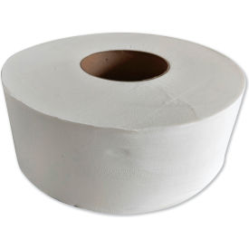 Jumbo-Junior Bath Tissue, 2-Ply, White, 3.1" x 1000 ft, 12/Case