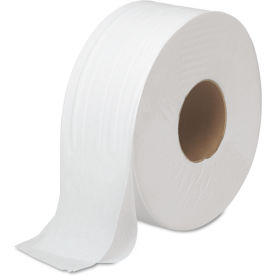 Bath Tissue, Jumbo, Septic Safe, 2-Ply, White, 3.3" x 1000 ft, 12 Rolls/Case