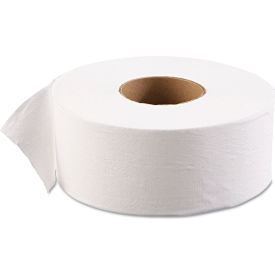 Jr. Bath Tissue, Jumbo, Septic Safe, 1-Ply, White, 3.5" x 2000 ft, 12/Case