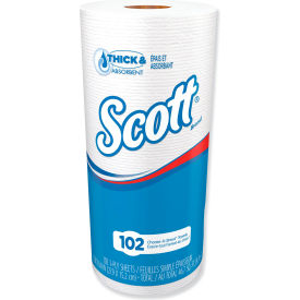 Choose-A-Sheet Mega Roll Paper Towels, 1-Ply, White, 102/Roll, 24/Case