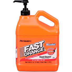 Fast Orange Pumice Hand Cleaner, Citrus Scent, 1 Gallon Dispenser
