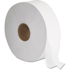JRT Jumbo Bath Tissue, Septic Safe, 2-Ply, White, 1,378 ft Length, 6/Case