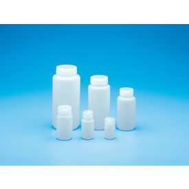 1oz Natural Wide Mouth HDPE Round Bottle w/28mm PP Cap w/Integral Seal Ring, 72PK