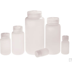 4oz Natural HDPE Wide Mouth Lab Style Bottle with 38-415 Natural PP Linerless Cap, 72PK
