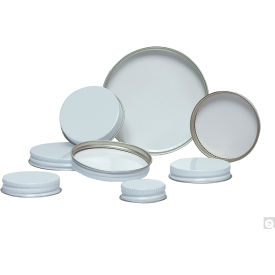 70-400 White Metal Cap with Pulp/PE Liner, Packed in Bags of 12, 144PK