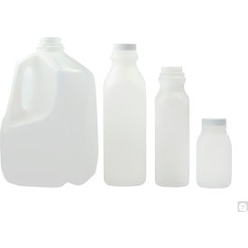 64oz Natural HDPE Dairy Jug with 38-400 Neck Finish, Jug Only, 108PK