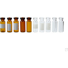 2ml Amber Glass Standard Opening Crimp Top Vial, 11mm Neck, Vial Only, Pack of 1000