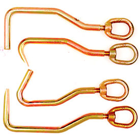 Sheet Metal Hooks, Steel, 9"W x 2-1/2"D x 22"H