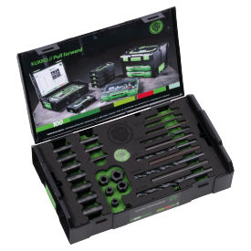 Bolt Extractor Set, 1/4" To 5/8" For Drilling Out Damaged Bolts