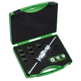 10 Piece Slide Hammer Set (Metric) 6 Male Adapters & 3 Female Adapters