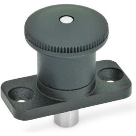 Mini Indexing Plungers, Zinc Die-Cast, Non Lock-Out, 0.16"Dia., 0.39"L, 0.81"H