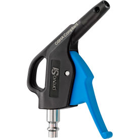 Composite Blow Gun with Silent Nozzle and Integrated 1/4" Plug, Industrial Profile