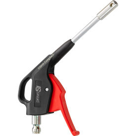 Composite Blow Gun with Metal Nozzle and Integrated 1/4" Plug, Automotive Profile