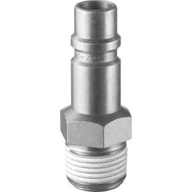 1/2" Plug Body with Industrial Profile & 3/8" MNPT Connection Used with ISI Coupling