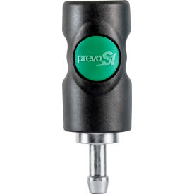 Prevo S1 Safety Quick Coupling 3/8" - High Flow Interchange & 3/8" Hose Barb Connection
