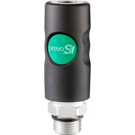 Prevo S1 Safety Quick Coupling - 1/2" High Flow Interchange & 1/2" MNPT Connection