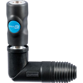 Prevo S1 Safety Swivel Quick Coupling - 1/4"Industrial Interchange with 3/8" FNPT Connection