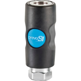 Prevo S1 Safety Quick Coupling - 3/8" Industrial Interchange with 1/2" FNPT Connection