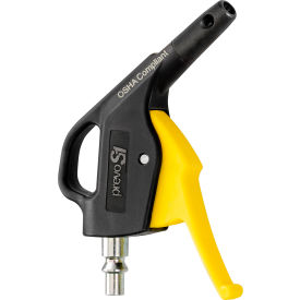 Composite Blow Gun with Osha Nozzle Equipped with Integrated 1/4" Plug, ARO 210 Plug