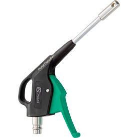 Composite Blow Gun with Metal Nozzle and Integrated 3/8" Plug, High Flow Profile