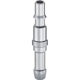 Stainless Steel 1/4" Plug W/ISO 6150 Profile & 1/4"Hose Barb Connection for CSM Coupler