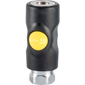 Prevo S1 Safety Quick Coupling - 1/4" Aro 210 Interchange with 1/4" FNPT Connection