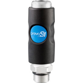 Safety Quick Coupling- 1/2" Body with Industrial Profile with 1/2" MNPT Connection
