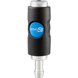 Safety Quick Coupling, 1/2" Body with Industrial Profile and 3/4" Hose Barb Connection