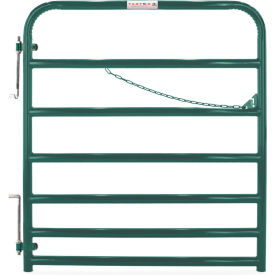 Steelmax Stock Gate, 4' Length, Green