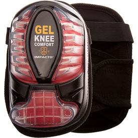 Impacto Knee Pad Gel Comfort All Terrain Extended Style, Copolymer Raised Cover, Gel Support