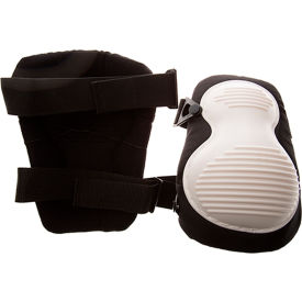 Knee Pad Plastic Hard Shell Cover, Foam Pad, Dual Straps, Plastic Button Closure