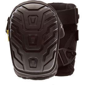 Impacto Knee Pad Gelite Hard Shell Textured Cover, Gel Insert, Dual Straps, Button Closure