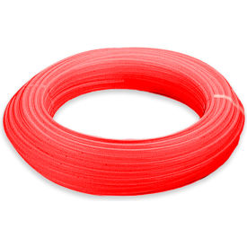 14 mm OD Polyurethane Tubing, Red Color, 100' Roll, 125 - 200 psi