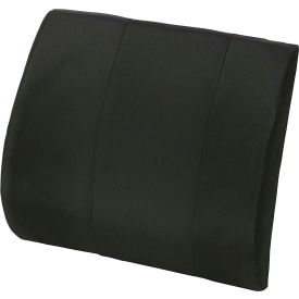 Lumbar Back Support Foam Seat Cushion, Black