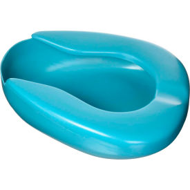 Bedpan for Bariatric Adults with No Spill or Splash Design, Blue