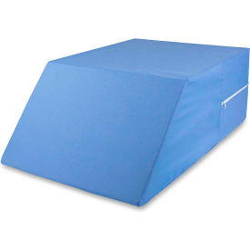 Bed Wedge Ortho Pillow, 24" x 20" x 10", Blue