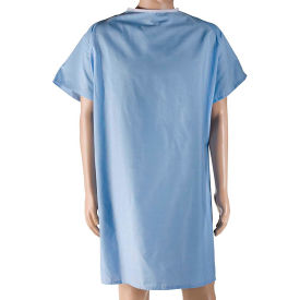 Hospital Gown, Easy Access Patient Gown, Blue