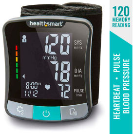 HealthSmart Digital Wrist Blood Pressure Monitor with Cuff