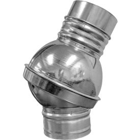 6" Diameter, Galvanized Clamp Together Ball Joints