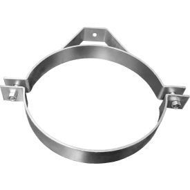 US Duct Hat Style Saddle Hanger, 5" Diameter, Galvanized