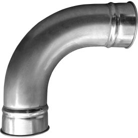 90 Degree Elbow, 3" Diameter, Galvanized, 22 Gauge