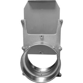Clamp Together Manual Blast Gate, 3" Diameter, 304 Stainless Steel