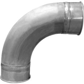 Clamp Together 90 ° Tubed Elbow 2.5 CLR, 4" Diameter, Stainless Steel, 16 Gauge