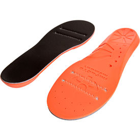 Memory Foam Anti-Fatigue Insoles 10-11, Molded For Closed Shoes, Antistatic Threads