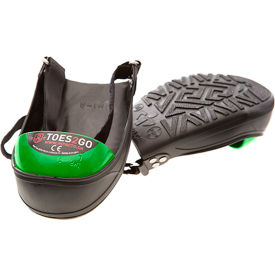 Impacto TOES2GO Lrg 13-16 Steel Toe Cap, Flexible & Pliable PVC Overshoes, 100% Waterproof