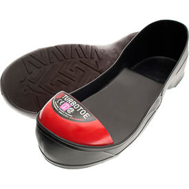 Impacto Steel Toe Cap Overshoe Large 10-13, Flexible PVC, Antislip Sole, Waterproof